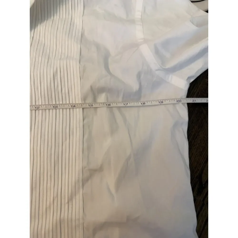 Eton Men's Tuxedo Shirt Slim Fit 42 16.5 White NEW $298